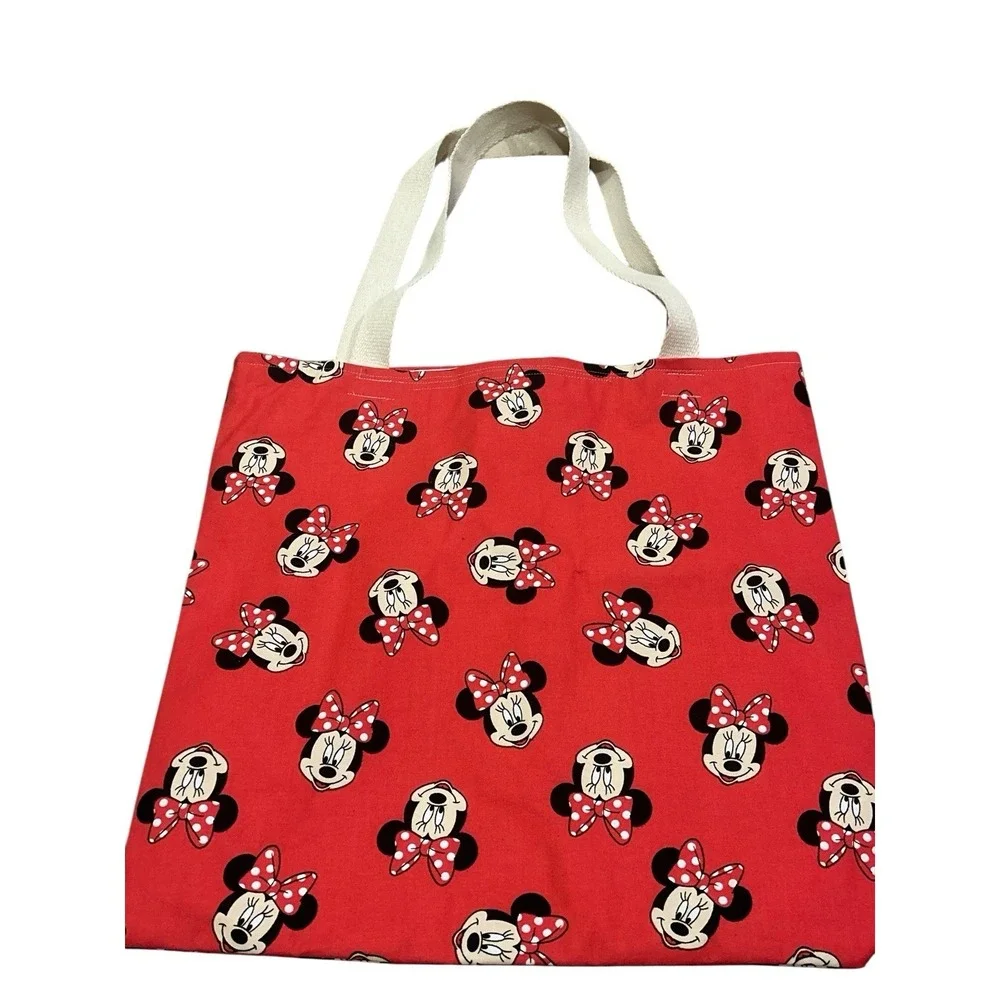 Disney Tote Bag Reusable Shopping Grocery Minnie Mouse‎ Lot Of 2